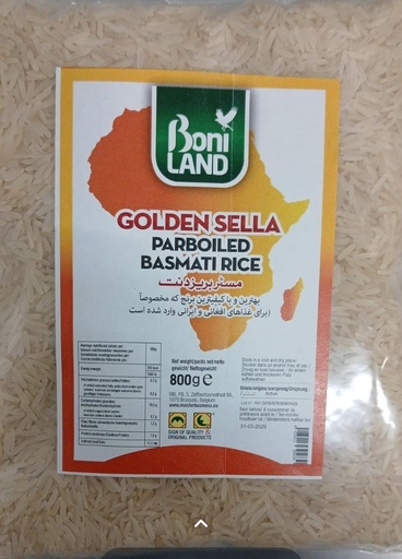 [D11001] Boniland Sella Basmati 10x800gm.