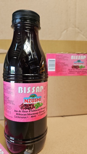 [D11138] Nzushi Bissap Rouge & Menthe Drink 24x500ml.