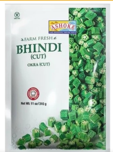 [P01543] Okra Coupe/Cut Bhindi (Indian) Ashoka 12x300gm