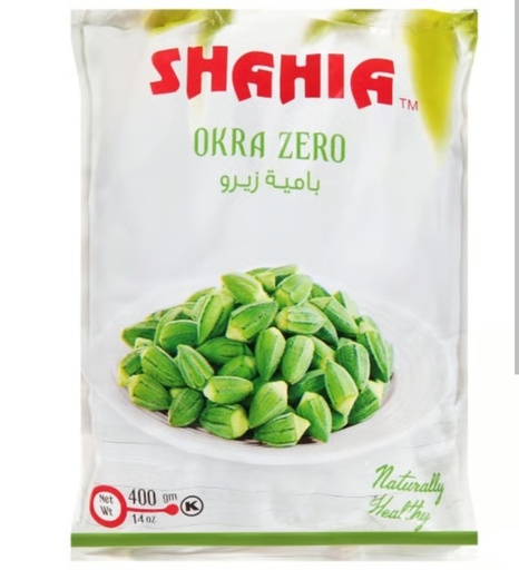 [F10199] SHAHIA Okra Zero 20x400gm 