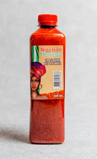 [O11548] Nigerian Heritage Palm Oil 24x500ml  