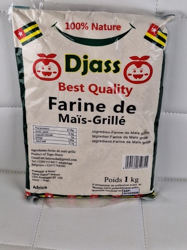 [D10818] DJASS Farine De Mil Blanc 10x1kg.