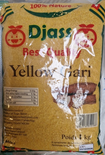 DJASS Togo Yellow Gari 16x1kg.