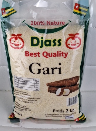 [P01286] DJASS Farine De Mil Blanc 12x2kg.