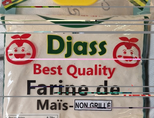 [P01283] DJASS Farine De Mais-Grille Togo 12x2kg.