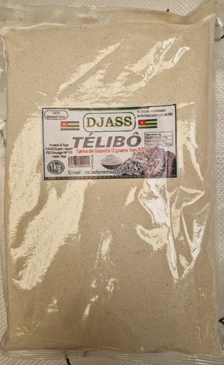 [D10834] DJASS Yam Flour/Amala/Telibu 8x1kg.