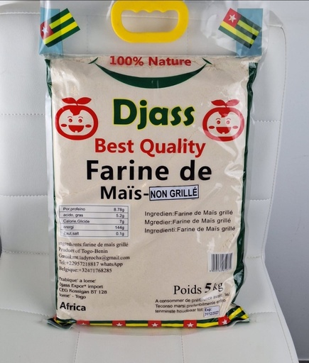 [D10811] DJASS Farine De Mais (Non Grille) 5kg.