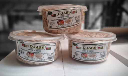 [D11211] DJASS Egusi/Mbika Whole En Boit 14x350gm Jar 