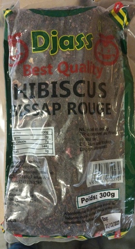 [D11204] DJASS Bissap Rouge 12x300gm 