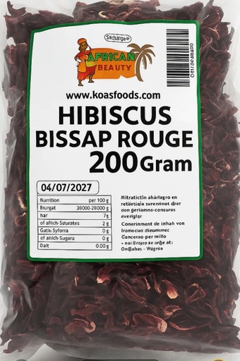 African Beauty Bissap Rouge/Hibiscus Red 10x1kg 
