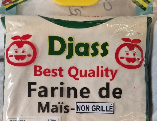 [D10813] DJASS Farine De Mais (Non-Grille) Togo 8x1kg