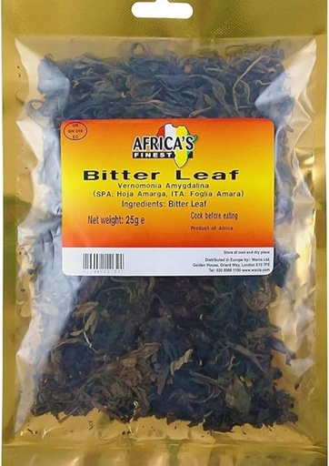 [D11192] Bitter Leaves Dry Africa Finest 10x25gm.