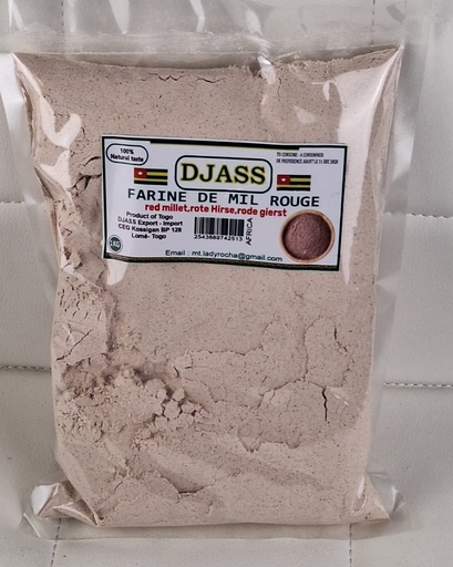 [P01285] DJASS Farine De Mil ( ROUGE) 16x1kg
