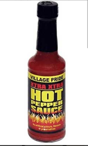 [P01706] Village Pride Extra Hot Pepper Sauce 12x150ml 