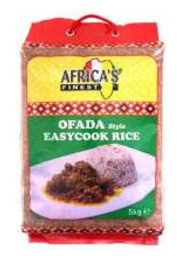 [D10994] Africa Finest Nigerian Ofada Rice 5kg.Per Pc.