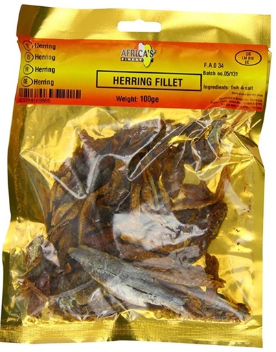 [P01048] Africa Finest Herring Fillet 10x100gm