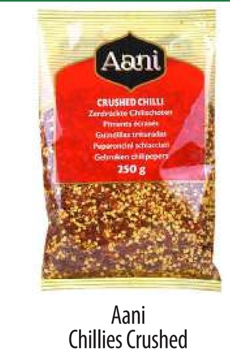 [D11089] AANI Chilli Crushed 15x100gm. 
