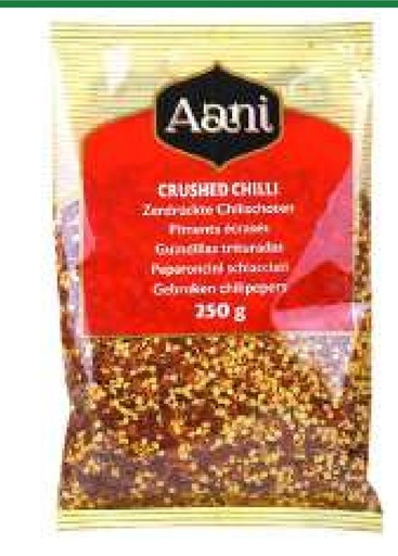 [P01013] AANI Chilli Crushed 10x250gm. 
