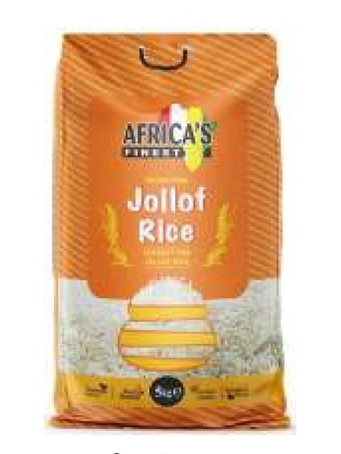 [P01050] Africa Finest Jullof Rice 5kg.