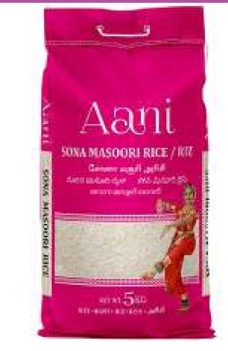 [P01031] AANI Sona Masuri Rice 4x5kg.  