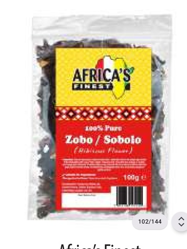 [P01652] Tropical Sun Bissap Rouge /Sorrel Red Leaves 10x100gm 