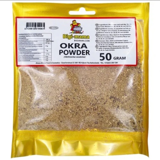 African Beauty Okra Powder 20x100gm.