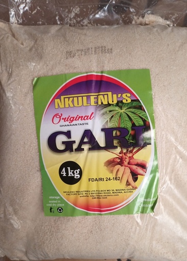 [P01364] Gari white Nkulenus 4kg.Promotion