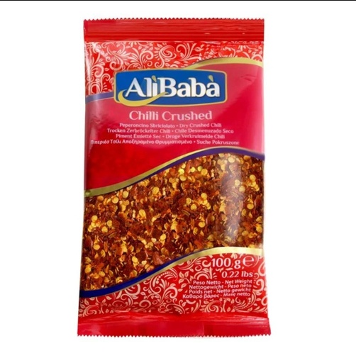 Ali Baba Chilli Crushed 10x250gm.