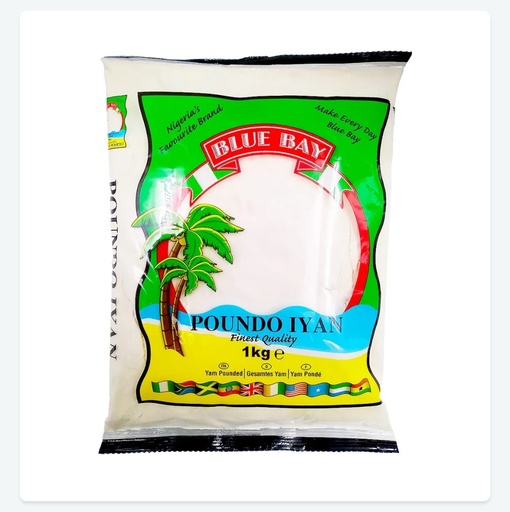[P01201] Blue Bay Pounded Iyan 12x1kg