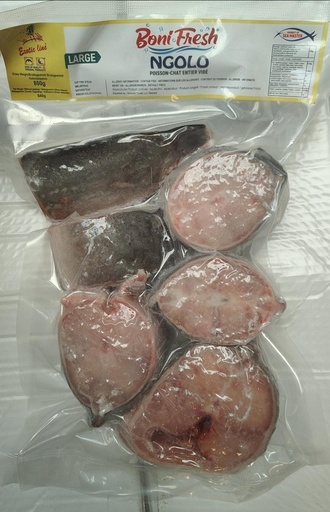 [F10027] Bonifresh Cat Fish / Ngolo Steaks 12x800Gr 