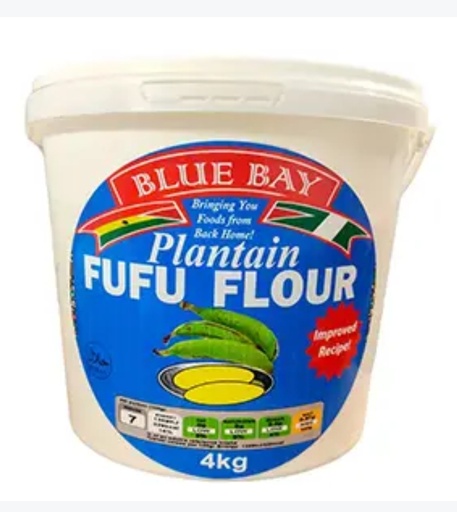 Blue Bay Plantain Flour 4kg Bucket.