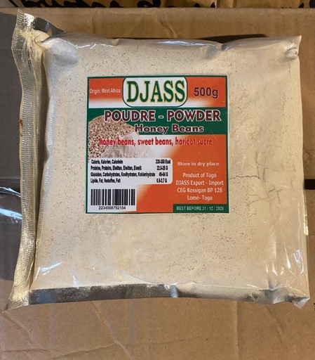 [P01293] DJASS Flour of (Sweet/Honey Beans) 20x500gm.