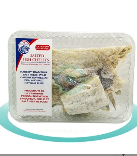 Saithe/Colin Cutlets Dried & Salted Northen Fish 20x500gm.