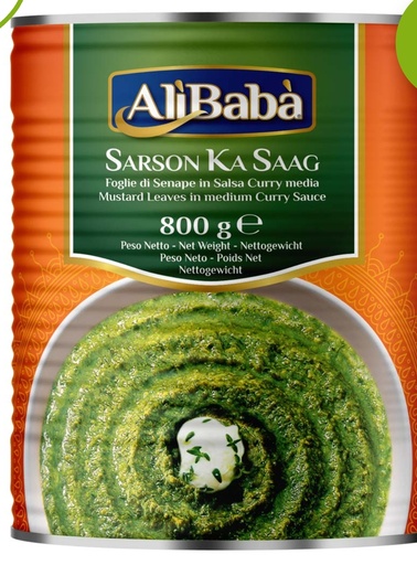 [P01168] Ali Baba Sarson Ka Saag 12x850gm.