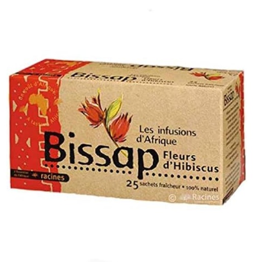 [P01634] Tisane Bissap Rouge 10x25gm Sachets (40gm).