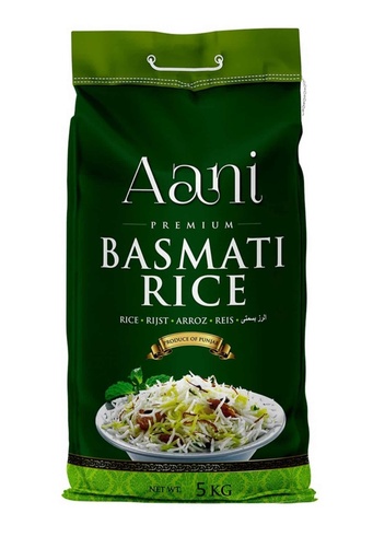 [P01009] AANI Basmati Rice Premium Quality 5kg.