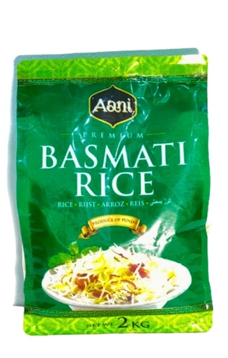 [D10988] AANI Basmati Rice Premium Quality 6x2kg.