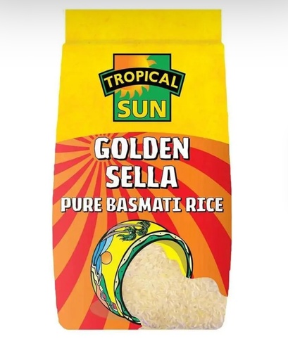 [P01663] Tropical Sun Golden Sella Basmati Rice 6x2kg.