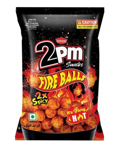 [P11678] Nepal 2PM Fire Ball x2 Spicy Snacks Chips 60x60gm 