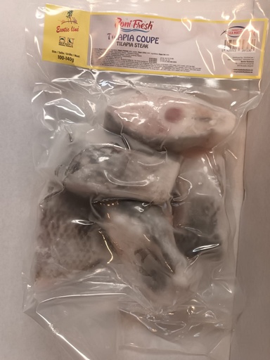 [F10047] Bonifresh Tilapia Black Steaks/Coupe Mosambic 12x800gm 
