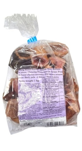 [F10017] African Style Cow Skin (Meaty) Halal Blue Packing 8x1kg.
