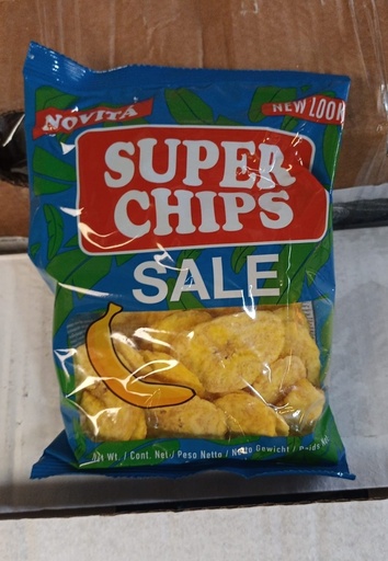 [P11711] Super (Salted) Plantain Chips 20x80gm.
