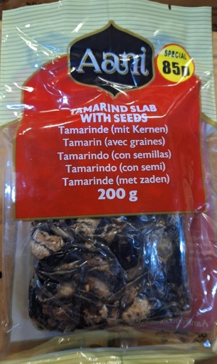AANI Tamarind With Seeds Indian 10x200gm.
