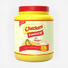 [D10418] Checkers Banana Custard Powder 3x2kg.