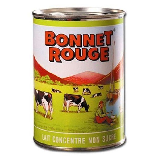 [DMI103] Bonnet Rouge Milk Evaporated No Sugar 2x12x170gm 