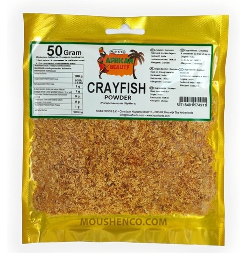 [MAF002] African Beauty Cray Fish Powder 20x50gm.