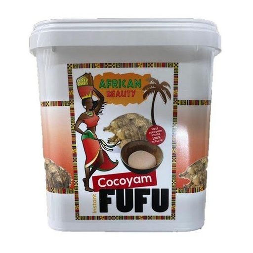 [D11130] African Beauty Cocoyam Fufu (Bucket) 4kg 