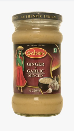 [PSP441] Schani Ginger & Garlic Minced 6x283gm.