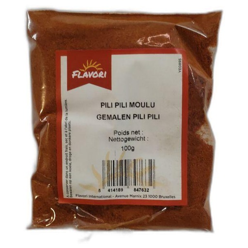 [ART005] Flavori Pili pili Moulu / Chilly Powder 20x100gm