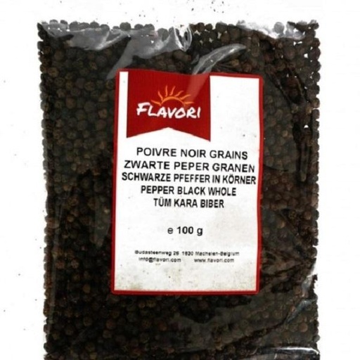 [PSP448] Flavori Poivre Noir Grain/ Black Pepper Whole 20x100gm